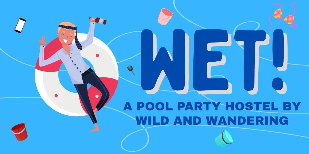 Wet! A Pool Party Hostel By Wild & Wandering Haad Rin Eksteriør billede